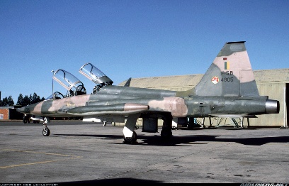 aeronave F-5B, da Força Aérea Brasileira F-5B