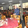 Almoço com os alunos
