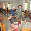 Almoço com os alunos