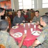 Almoço com os alunos
