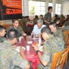 Almoço com os alunos