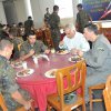 Almoço com os alunos