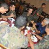 Almoço com os alunos