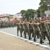 Participação da comitiva da ABRA-PC na parada diária do CA