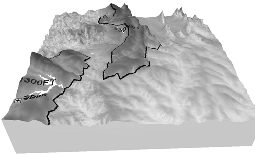 Mapa de relevo